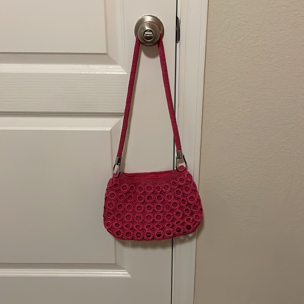 handmade pink bag
